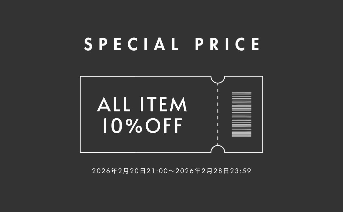 【Special price】ALL10%OFF