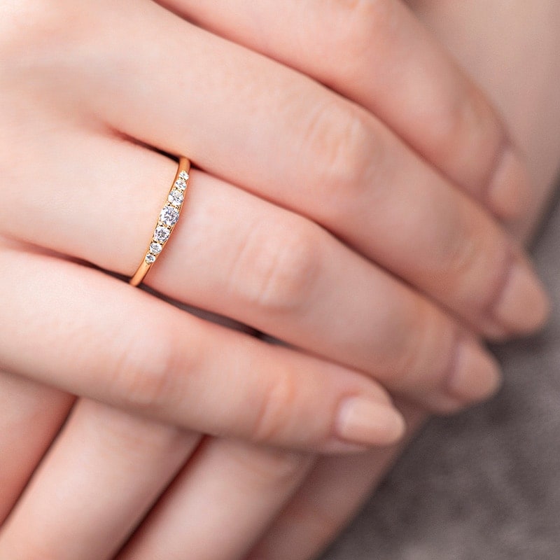 H8 ダイヤモンド プラチナリング PT900