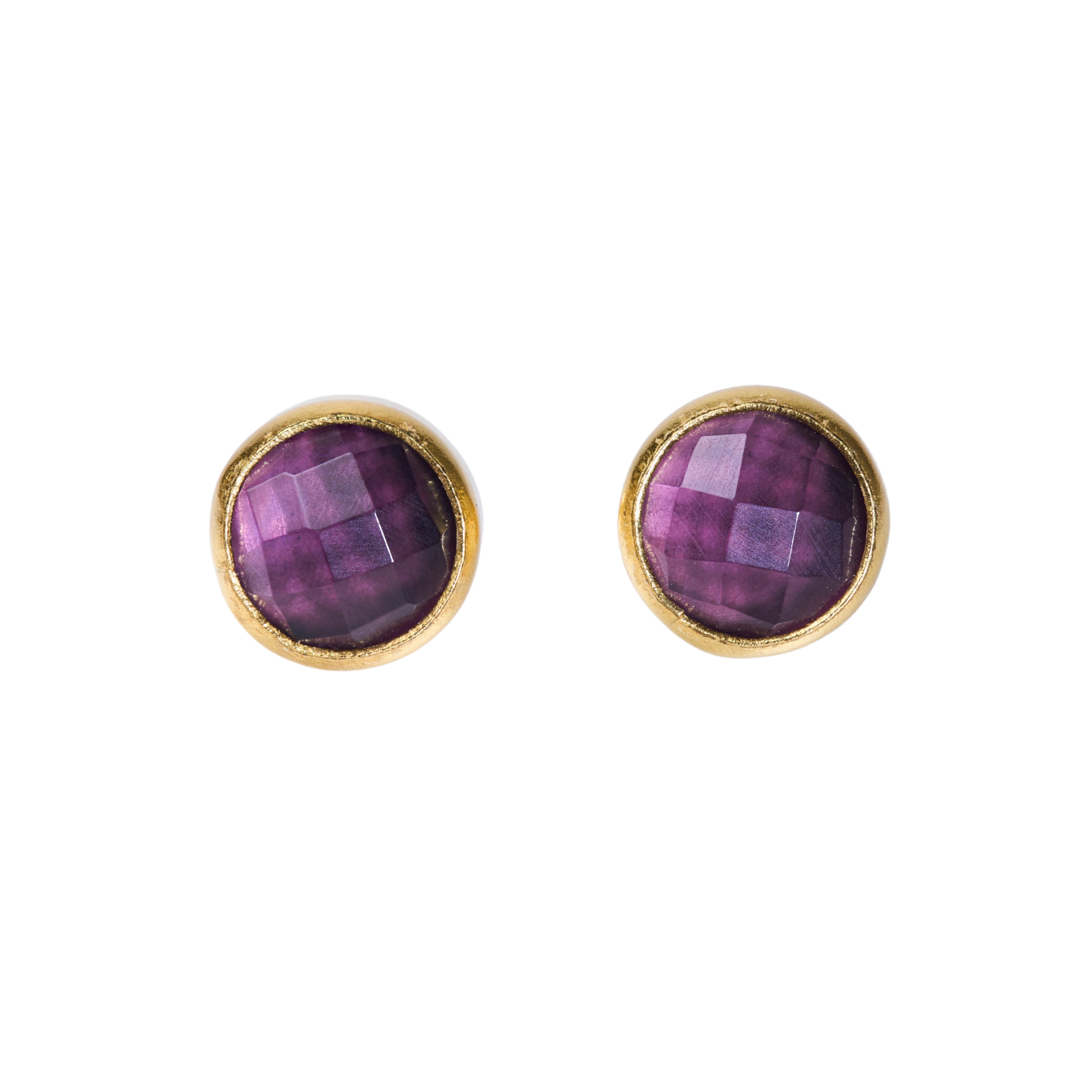 アメジストピアス