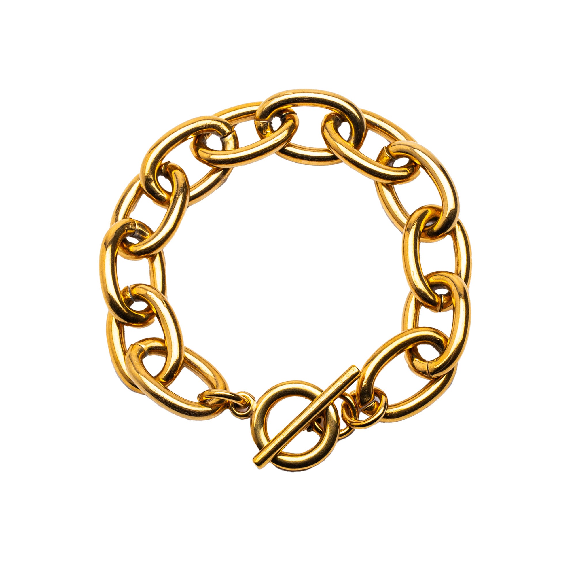 金属製リンクブレスレット OLD TIFFANY & CO. Round Clasp Link Bracelet Sterling Silver
